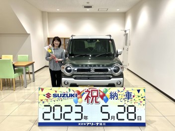 ハスラーＪスタイルＩＩ　ご納車おめでとうございます！！